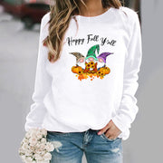 Damen Sweatshirt mit Herbstmotiv und gemütlichem Schnitt