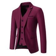 Herren Eleganter Drei-Teilig Anzug Set Heidi-Mode 1749704439