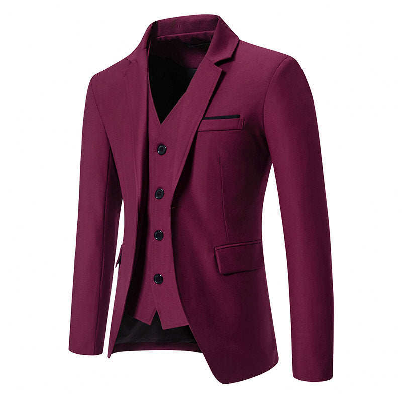 Herren Eleganter Drei-Teilig Anzug Set Heidi-Mode 1749704439