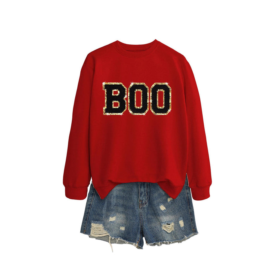 Damen Sweatshirt mit glitzerndem Aufdruck