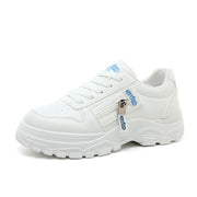 Damen Sportliche Sneaker mit praktischem Reißverschluss und rutschfester Sohle