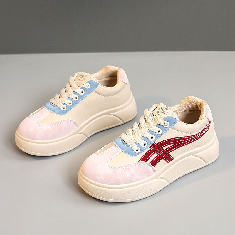 Damen modische Sneakers mit komfortabler Plattform und sportlichen Akzenten