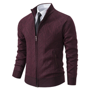 Herren Winter Strickjacke | Mit Reißverschluss