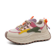Damen Sportliche High-Top Sneakers mit atmungsaktiver Mesh-Oberfläche und rutschfester Sohle