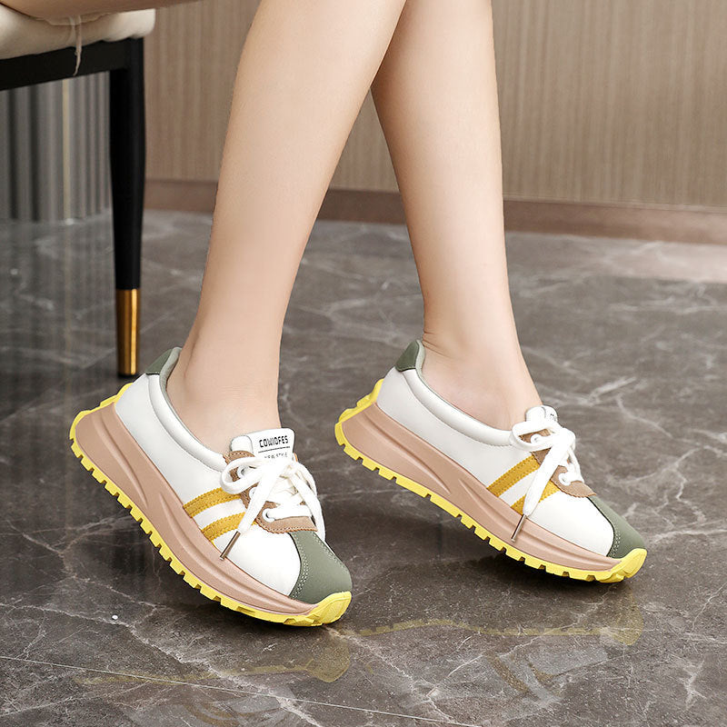Damen Sportliche Sneaker mit reflektierenden Details und dämpfender Laufsohle