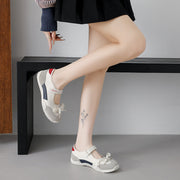Damen Sportschuhe mit Klettverschluss und attraktivem Schleifen-Design