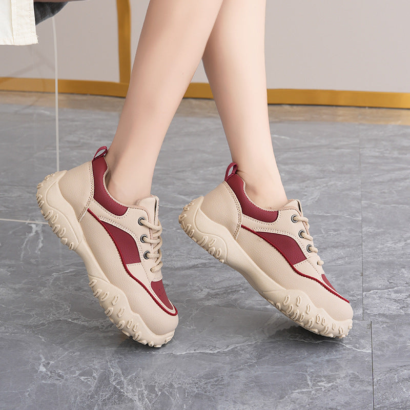 Damen Sportsneakers mit rutschfester Gummisohle und atmungsaktivem Obermaterial