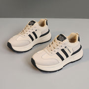 Damen trendige Sneakers mit dämpfender Sohle und atmungsaktiver Innenausstattung