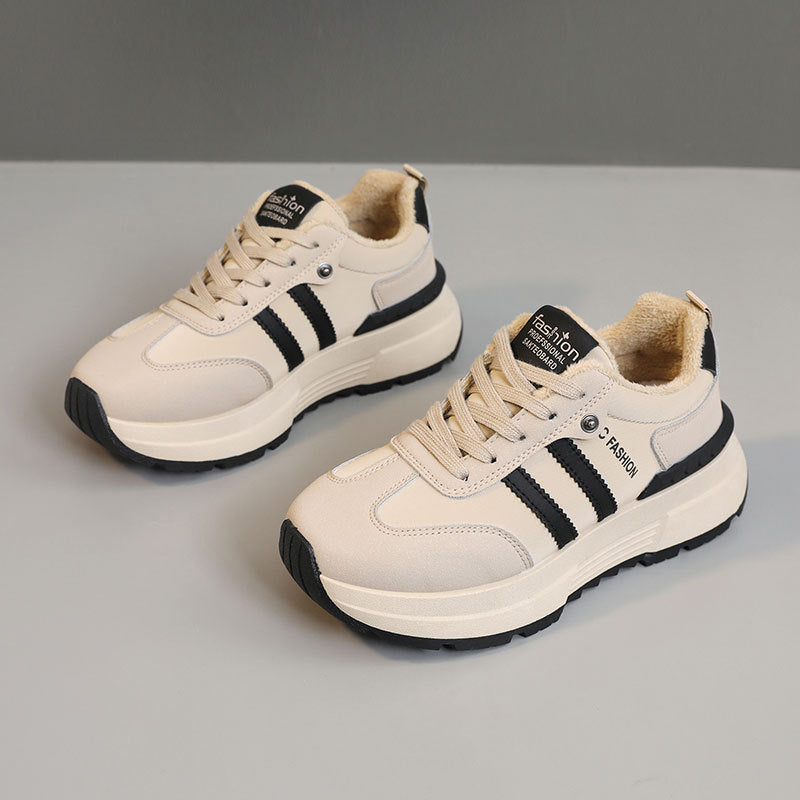 Damen trendige Sneakers mit dämpfender Sohle und atmungsaktiver Innenausstattung