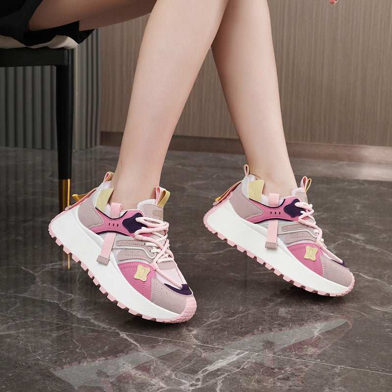 Damen modische Sneakers mit innovativem Design und atmungsaktivem Obermaterial