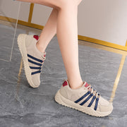 Damen sportliche Freizeitsneaker mit stabiler Sohle und atmungsaktivem Obermaterial
