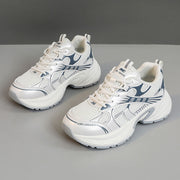 Damen Sportliche Sneaker mit atmungsaktivem Netz-Material und stoßdämpfender Sohle