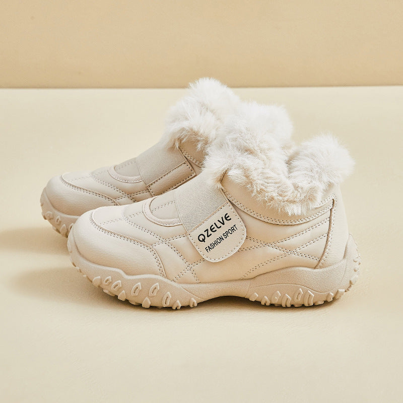 Damen Winter Sneaker mit flauschigem Innenfutter und rutschfester Sohle