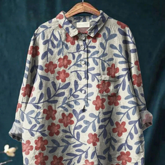Anita Französische Vintage-Bluse Damen | Elegante Bluse