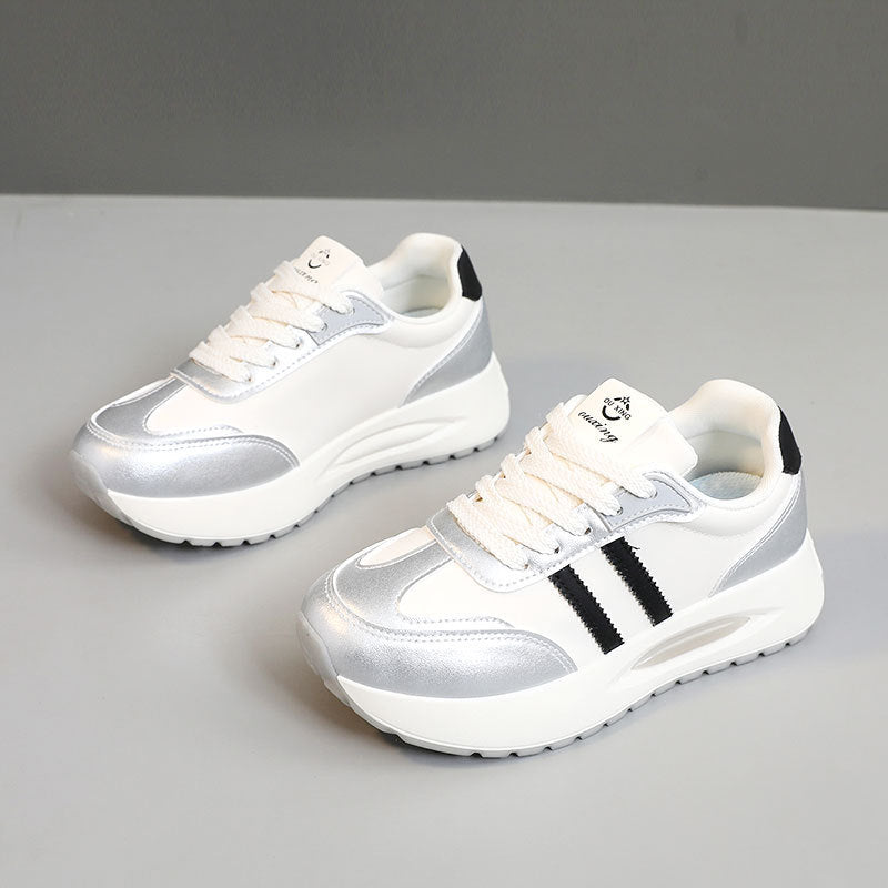 Damen Sportliche Chunky Sneakers mit gepolsterter Dämpfung und atmungsaktiver Konstruktion