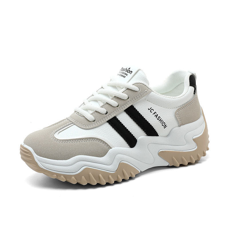 Damen Sportliche Sneaker mit atmungsaktiver Oberflächenstruktur und rutschfester Laufsohle