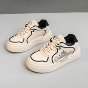 Damen trendige Sneaker mit sportlichem Design und hochdämpfender Laufsohle
