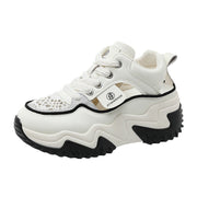 Damen Modische Chunky Sneakers mit luftdurchlässigem Obermaterial