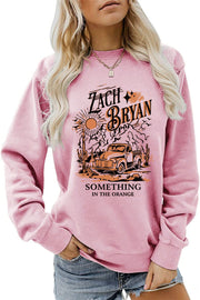 Damen Sweatshirt mit inspirierendem Vintage-Truck-Design