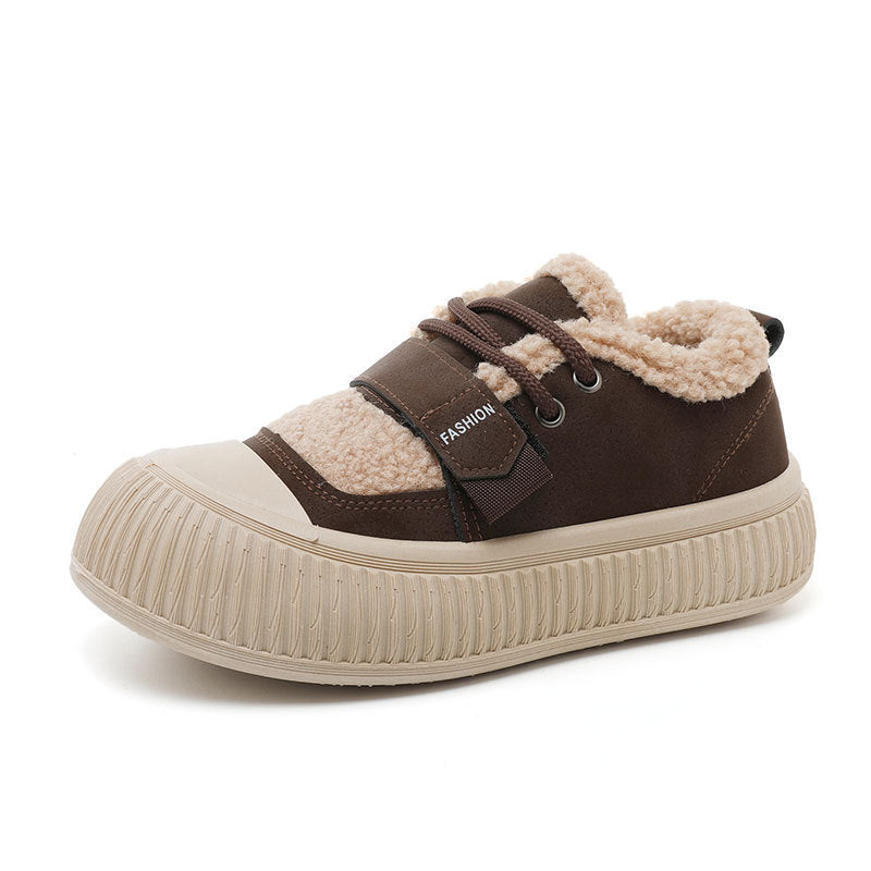 Damen Winterfreizeitschuhe mit kuscheligem Fleece-Innenfutter und rutschfester Sohle