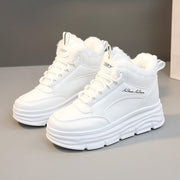 Damen High-Top Winter Sneakers mit weichem Fleece-Futter und rutschfester Sohle