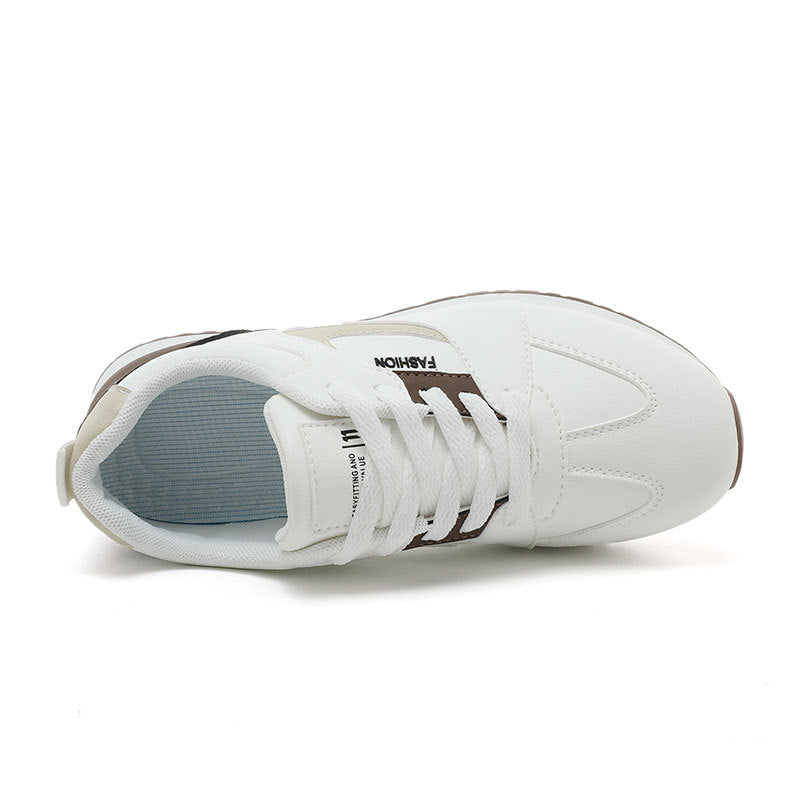 Damen sportliche Sneakers mit modischem Design und atmungsaktiver Oberflächenstruktur