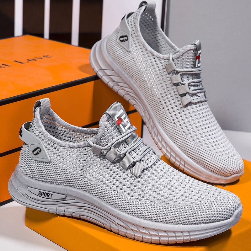 Herren Atmungsaktive Mesh-Laufschuhe mit flexiblem Design Heidi-Mode