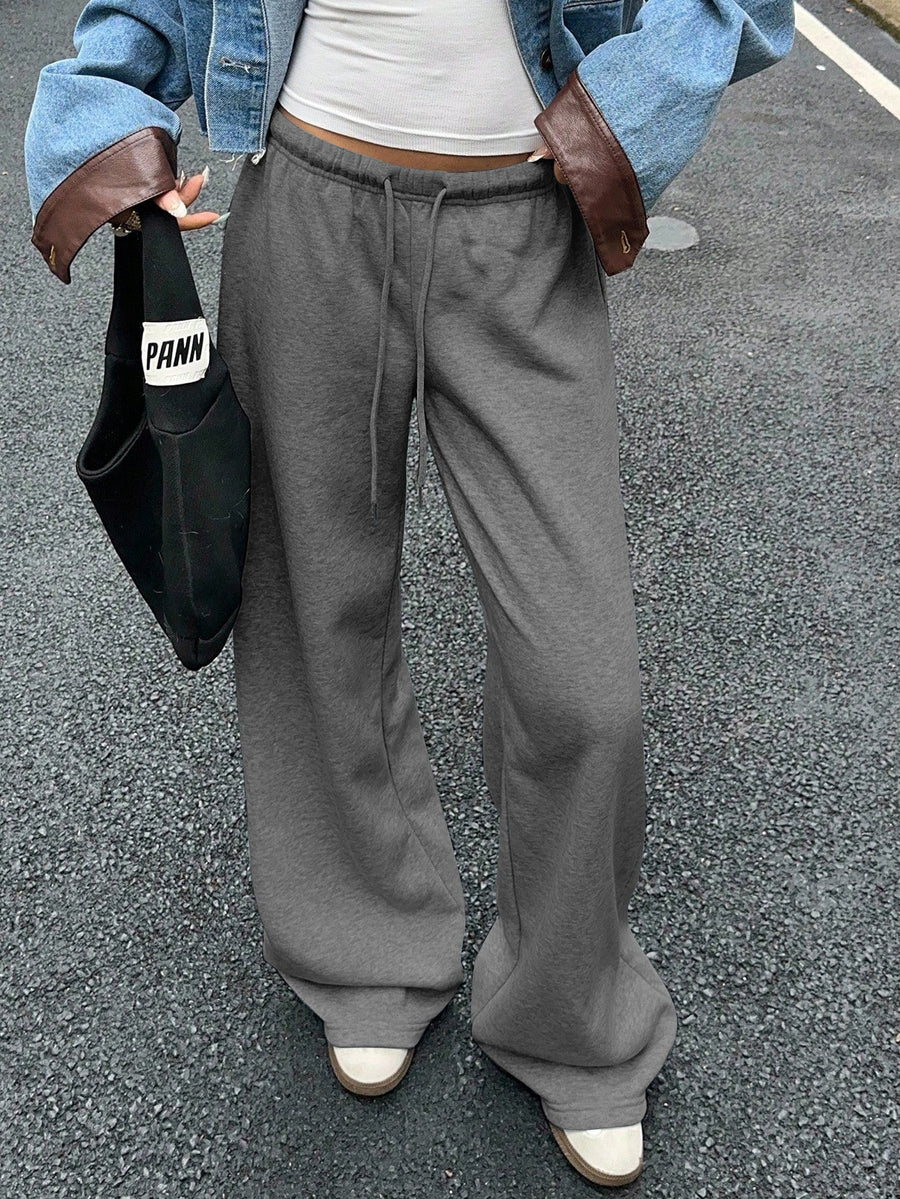 Damen bequeme Sweatpants im weiten Schnitt