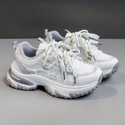 Damen Sportliche Sneakers mit atmungsaktivem Obermaterial und schockabsorbierender Sohle