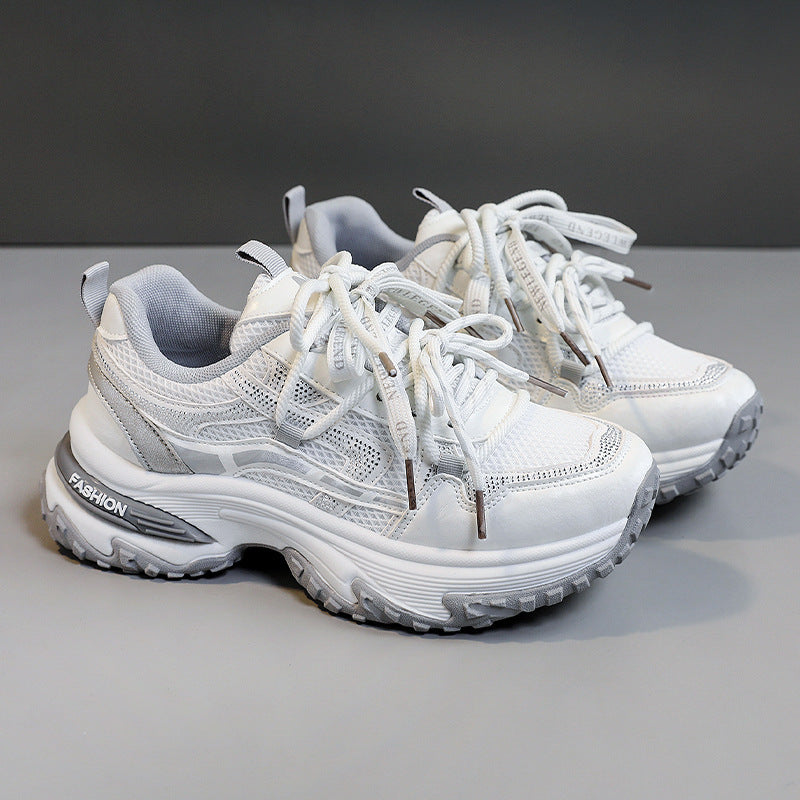 Damen Sportliche Sneakers mit atmungsaktivem Obermaterial und schockabsorbierender Sohle