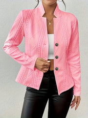 KRISTEL - TAILLIERTER STRICKBLAZER