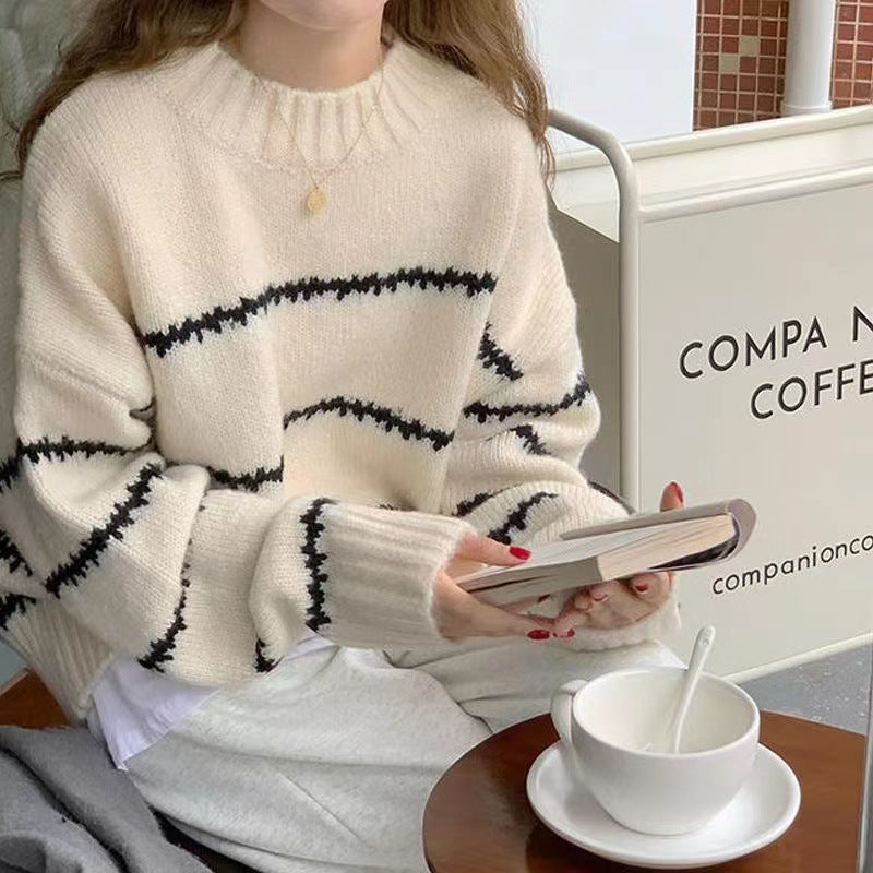Lena | This Damen-Strickpullover modern und cozy