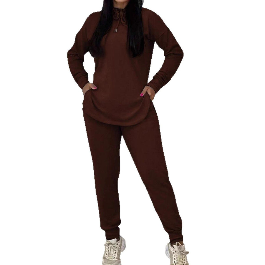 Damen Sportliches Lounge-Set mit Kapuze und praktischen Taschen