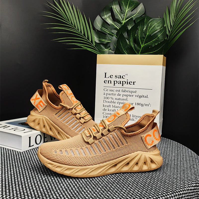 Damen Sportliche Strick-Sneakers mit Flexiblem Dämpfungssystem