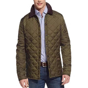 Herren gefütterte Steppjacke mit hohem Kragen und praktischen Taschen Aliams
