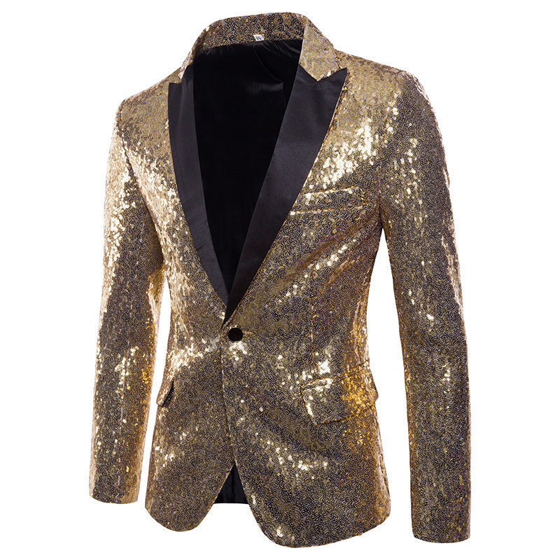 Herren Pailletten Formal Blazer Heidi-Mode
