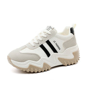 Damen Sportliche Chunky Sneakers mit rutschfester Sohle und atmungsaktiver Oberflächenstruktur