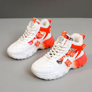 Damen High-Top Sneakers mit wärmendem Fleece und modischem Design