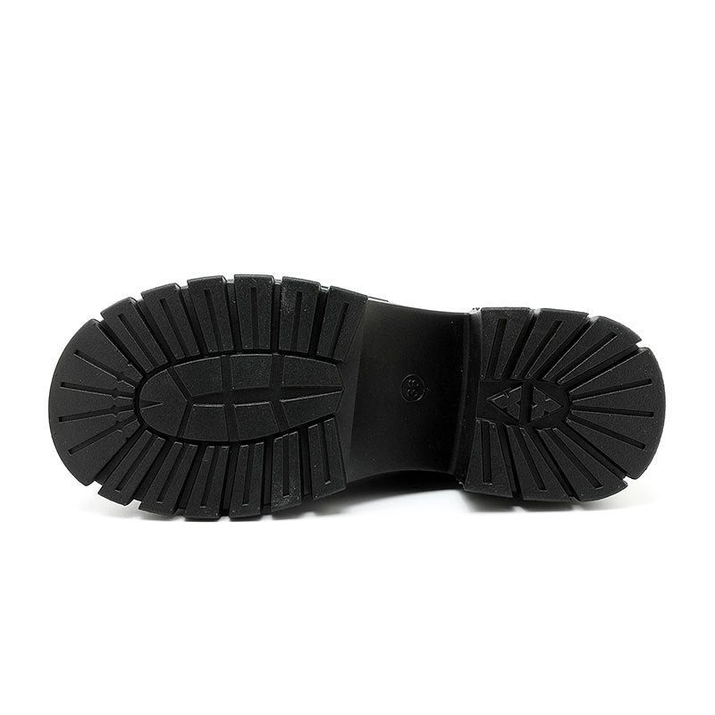 Damen Chunky Loafers mit modischem Schnallen-Design