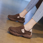 Damen Komfortable Freizeitschuhe mit strapazierfähiger Gummisohle und verstellbarem Riemen