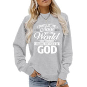 Damen Sweatshirt mit inspirierendem Aufdruck und bequemer Passform