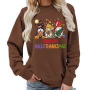 Damen Sweatshirt mit fröhlichem Feiertagsdesign