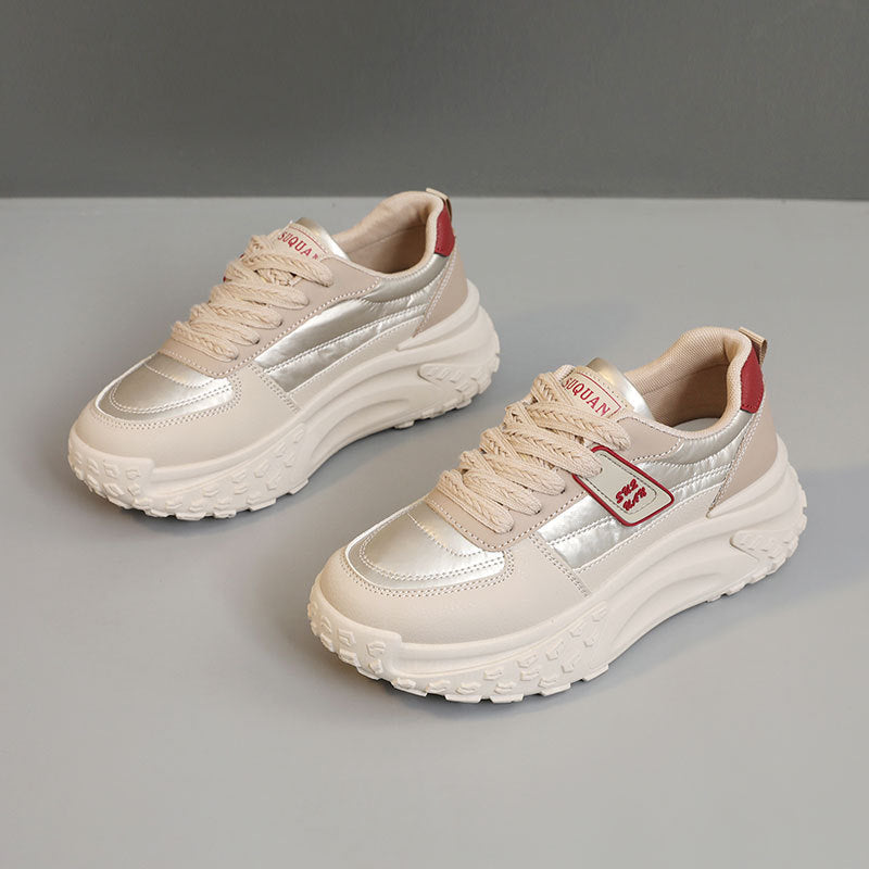 Damen Sportliche Sneaker mit dämpfender und rutschfester Laufsohle