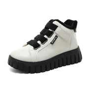 Damen High-Top Sneakers mit flauschigem Innenfutter und rutschfester Sohle