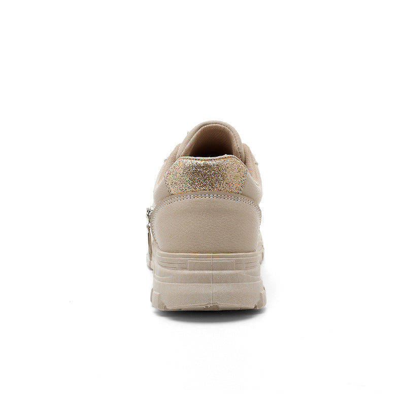 Damen Chunky Sneakers mit modischem Glitzer-Akzent und robustem Design
