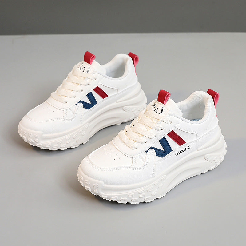 Damen modische Chunky Sneakers mit ergonomischer Dämpfung und strapazierfähigem Obermaterial