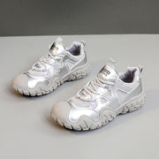 Damen Sportliche Sneakers mit atmungsaktivem Mesh-Obermaterial und komfortabler dämpfender Sohle