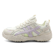 Damen Sportliche Sneaker mit atmungsaktivem Netzmaterial und dämpfender Laufsohle