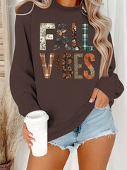 Damen Sweatshirt mit grafischem Aufdruck und bequemem Schnitt