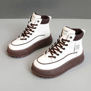 Damen Winterliche High-Top Sneakers mit dämpfender Laufsohle und robustem Profil